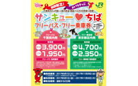 千葉のJRなどが乗り放題…「サンキューちば」フリー切符に東京都区内発が加わる 画像