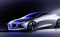 【フランクフルトモーターショー2017】出展予定のメルセデス EQ A、スケッチを公開…EV版 Aクラス? 画像