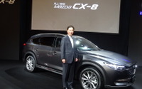 【マツダ CX-8】小飼社長「ミニバンに代わる新たな市場を創造」 画像