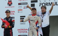 【スーパーフォーミュラ 第6戦】関口雄飛が2年連続でSUGO戦制覇、今季2勝目…ガスリー3連勝ならずも2位 画像