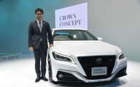 【東京モーターショー2017】トヨタ クラウン コンセプト「ワールドプレミアムに通用するように」 画像