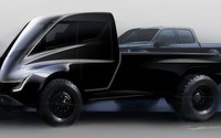 テスラ、電動ピックアップトラック開発中…ティザースケッチ 画像