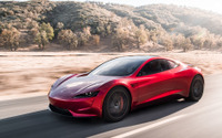 テスラ ロードスター 新型、空飛ぶ車に? マスクCEOが構想明かす 画像