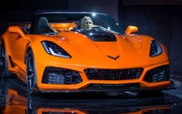 シボレー コルベット 新型の「最強」ZR1 にオープンも登場【ロサンゼルスモーターショー2017】 画像