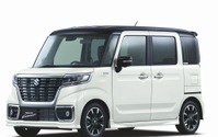 スズキ スペーシア/スペーシアカスタム 新型、衝突被害軽減ブレーキを前後標準装備 画像