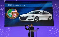 北米カーオブザイヤー2018は アコード に栄冠、カムリ を抑える…デトロイトモーターショー2018 画像