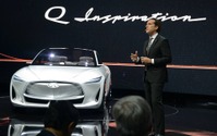 インフィニティ Q インスピレーション、最新プロパイロット搭載…デトロイトモーターショー2018で発表 画像