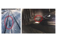 保守用工具がラジエターを破損…1月29日に発生したJR北海道の気動車冷却水漏れ 画像