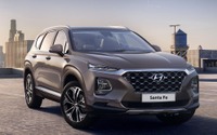 ヒュンダイの主力SUV、サンタフェ 新型の画像公開…ジュネーブモーターショー2018で発表へ 画像