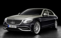 メルセデスマイバッハ Sクラス 改良新型、表情一新…ジュネーブモーターショー2018で発表へ 画像