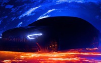メルセデスAMG GT に4ドア、ジュネーブモーターショー2018で公開へ…最終ティザーイメージ 画像