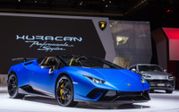 最高速325km/hのオープン、ランボルギーニ ウラカンペルフォマンテ に スパイダー…ジュネーブモーターショー2018 画像