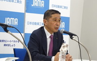 自工会 西川会長「今年度の堅調を維持」…18年度需要予測は微減の517万台 画像