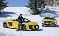 スーパースポーツで雪道を楽しむ、という贅沢…Audi R8 Spyder の絶対的安心感に驚き 画像