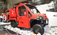 川崎重工の多用途四輪車「MULE PRO-FX」をモリタの新型消防車に採用…東京国際消防防災展2018 画像