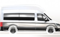 VWの新型キャンピングカー、バスルームも装備…ティザースケッチ 画像