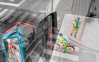 コンチネンタル、大型トラックの巻き込み事故防止システム開発…AIが歩行者や自転車の動きを予測 画像