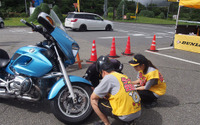 ダンロップ二輪車タイヤ安全点検、全国6会場で実施 8月18日 画像