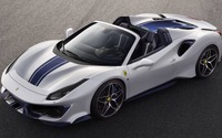フェラーリ 488スパイダー に高性能バージョン、720hpの「ピスタ」…ペブルビーチ2018 画像