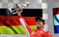 【F1 ベルギーGP】1周目でトップに立ったベッテルが逃げ切って今季5勝目 画像