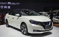 日産ブランド初の中国向けEV、シルフィ…量産第一号車がラインオフ 画像