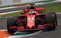 【F1 イタリアGP】母国GPでフェラーリ好調スタート、ベッテル、ライコネンがワンツースタート 画像