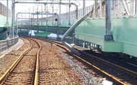 JR西日本の関空行き列車はりんくうタウンまで運行、火災の南海本線尾崎駅は9月11日から再開 台風21号 画像