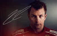 レディースシートに追加特典、キミ・ライコネン選手オリジナルポストカード F1日本GP 画像