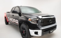 トヨタの「モバイルピザ工場」、ミライの燃料電池パワートレインをタンドラに移植…SEMA 2018 画像