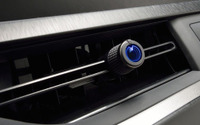 豊田合成、LED照明付きエアコンレジスターを開発 車載製品では世界初のワイヤレス給電技術を活用 画像