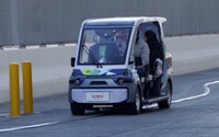 ゴルフカートをベースに自動運転、ヤマハの低速モビリティに試乗してみた…CES 2019 画像