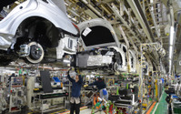 トヨタの世界生産台数、1.4%減の888万5533台で3年ぶりのマイナス 2018年 画像
