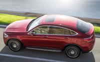 メルセデスベンツ GLCクーペ 改良新型、48Vマイルドハイブリッド…ニューヨークモーターショー2019で発表へ 画像