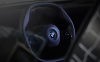 BMWの次世代EV、『iNEXT』に多角形ステアリングホイール…自動運転と手動運転の切り替えに配慮 画像