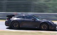 フラット6サウンド炸裂！ポルシェ 911 GT3 開発車両がニュル激走［スクープ動画］ 画像
