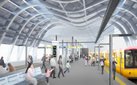 明るく開放的なM型アーチの駅舎…2020年1月3日に移設、リニューアルされる銀座線渋谷駅 画像