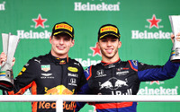 【F1 ブラジルGP】ホンダが1-2フィニッシュ…フェルスタッペン優勝、ガスリー2位 画像