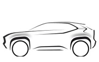 トヨタ ヤリス 新型、コンパクトSUV派生が決定…ティザースケッチ 画像