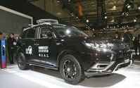 災害時に活躍、衛星通信可能な『アウトランダーPHEV 特務機関NERV仕様』…東京オートサロン2020 画像