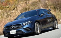 【メルセデスAMG A35 新型試乗】思わずニヤける“本物”のエグゾーストサウンド…九島辰也 画像