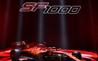 【F1】フェラーリ、通算1000レース目を戦う今季型「SF1000」を発表 画像