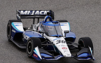 【INDYCAR】オープンテスト実施、エアロスクリーンを装着したマシンで佐藤琢磨らが走行 画像