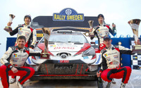【WRC 第2戦】雪不足のスウェーデン戦、トヨタ1-3-4で今季初V…優勝はエバンス、19歳ロバンペラが3位に 画像