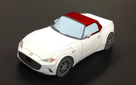マツダ ロードスター 100周年特別記念車のペーパークラフトが登場 画像