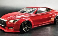 フルエアロ インフィニティ Q60、1/10電動RCカー用ボディでR31ハウスから登場 画像