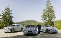 メルセデスベンツの新型EV、3車種のプロトタイプ写真… Eクラス と GLE に相当するEVも開発中 画像