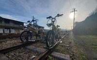 運休中のレール上を自分で走る…くま川鉄道で「レールサイクル」　5月1日から 画像