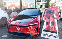 ガンダム＆シャア専用ザク bZ4X、量産型ザク C+pod…豊田市のトヨタ車がすごっ！ 画像