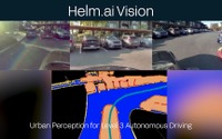 自動運転AI企業「Helm.ai」、量産車向け都市型認識システム発表 画像