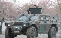 東名EXPASA足柄で自衛隊車両展示...軽装甲機動車や装輪装甲車など 11月2・8日 画像